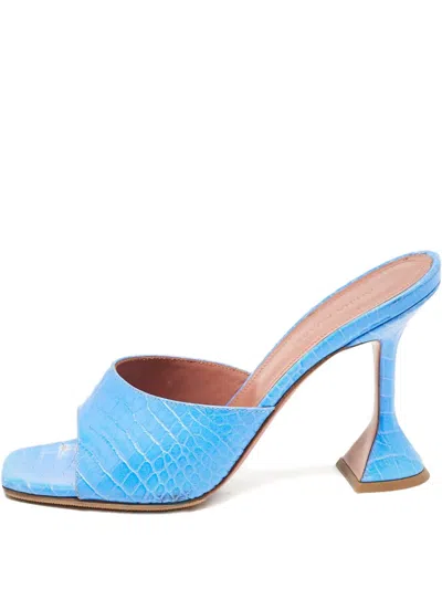 Pre-owned Amina Muaddi 1155667 Blue