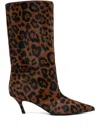 Amina Muaddi 60mm Fiona Pointed-toe Boots In Brown
