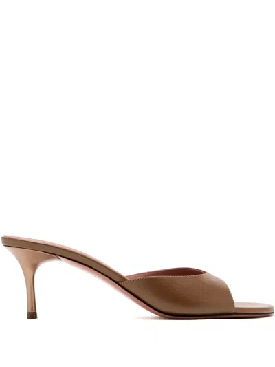 AMINA MUADDI 60MM LEATHER SANDALS