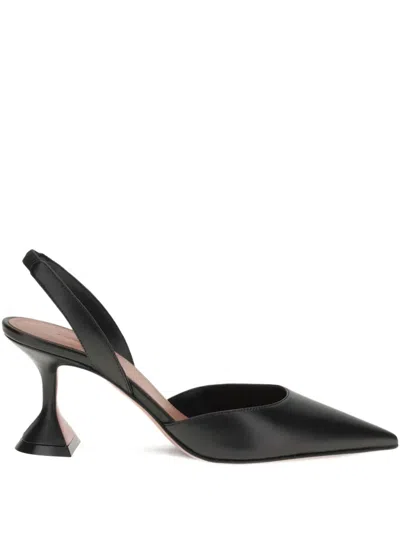 Amina Muaddi Women's Holly Leather Slingback Pumps In Multi