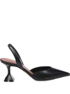 Amina Muaddi 70mm Holli Slingback Pumps In Black