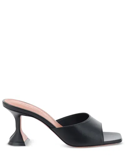 Amina Muaddi Open-toed High-heeled Sandals In Black