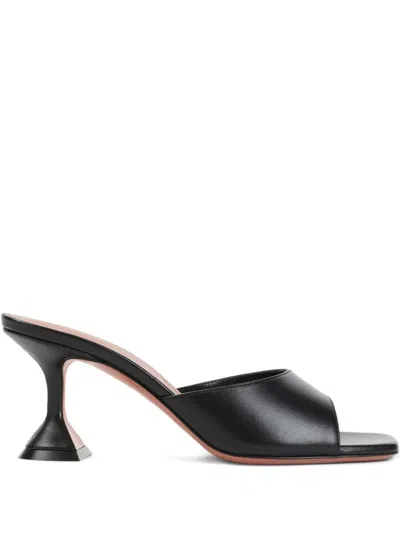 Amina Muaddi 70mm Lupita Sandals In Black