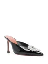 Amina Muaddi Camelia Mules In Multi