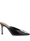 Amina Muaddi Camelia Mules In Multi