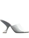 Amina Muaddi Taylor Slipper 90 Nappa White 90 Mm Slan