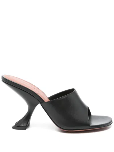 Amina Muaddi 90mm Taylor Sandals In Black