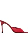 Amina Muaddi 95mm Alexa Sandals In Red