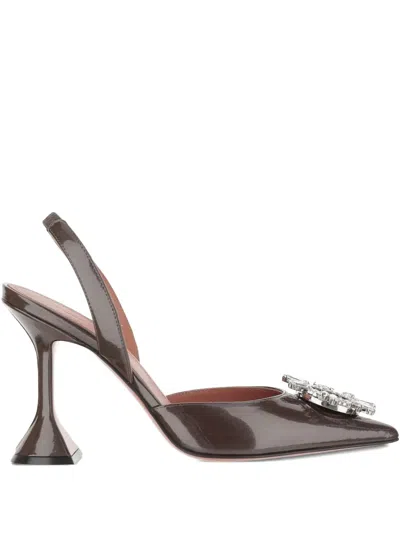 Amina Muaddi Women Begum Pumps In Brown