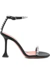 Amina Muaddi 95mm Gigi Sandals In Black
