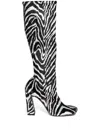 Amina Muaddi 95mm Marine Boots In White