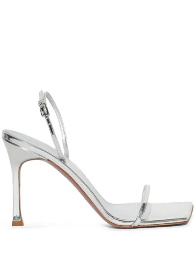 Amina Muaddi Maya Pumps 95mm In Silber
