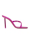 Amina Muaddi Adriana Cross-strap High-heeled Sandals In Pink
