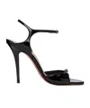 Amina Muaddi Patent-leather Adut Sandal In Multi