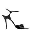Amina Muaddi Adut Crystal-embellished Buckled Patent-leather Sandals
