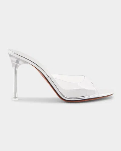 Amina Muaddi Alexa 95mm Transparent Pvc Mules