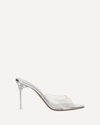 Amina Muaddi Lupita Glass Slipper In Transparent