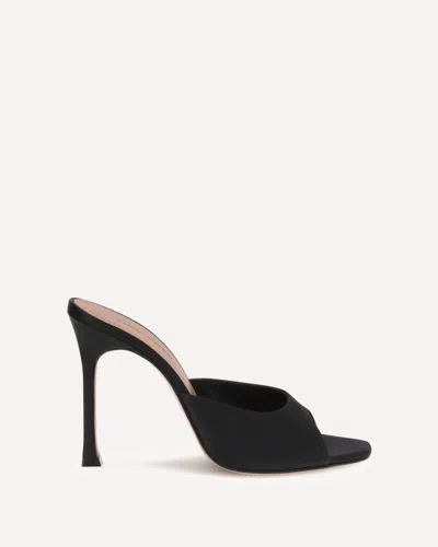 Amina Muaddi Alexa Sandals In Black
