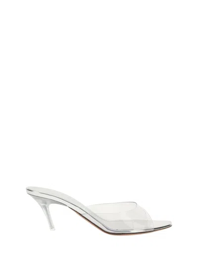 Amina Muaddi Alexa Slip-on Sandals