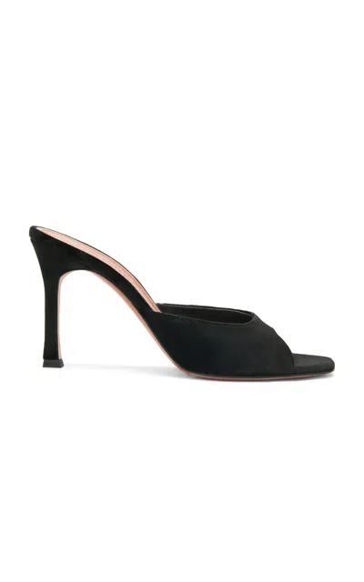 Amina Muaddi Women Alexa Slipper Sandals In Black