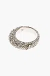 Amina Muaddi Cameron Rhinestone-embellished Ring In Silver