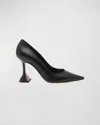 Amina Muaddi Woman Pumps Black Size 6 Soft Leather In Black