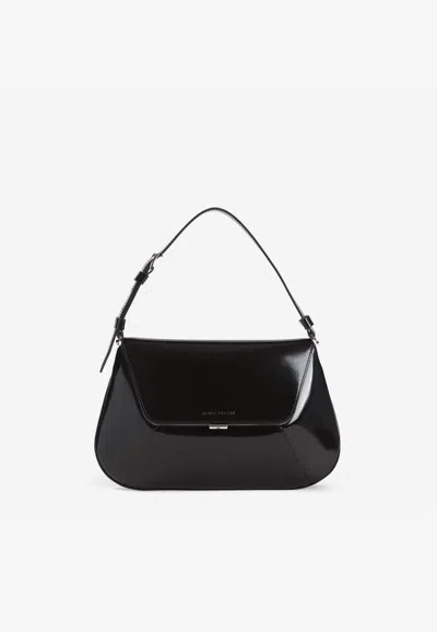 AMINA MUADDI AMI LEATHER SHOULDER BAG