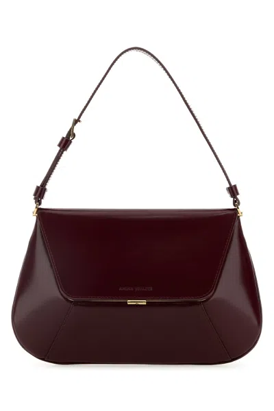 Amina Muaddi Top Handle Handbag In Brown