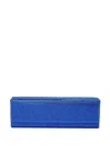 Amina Muaddi Amini Paloma Crystal-embellished Clutch In Blue