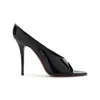 Amina Muaddi Anok Slipper 105 Patent Black 105 Mm Sm