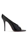 Amina Muaddi Anok Slipper 105 Patent Black 105 Mm Sm In Black