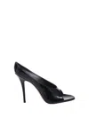 Amina Muaddi Anok Slipper 105 Patent Black 105 Mm Sm