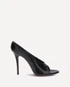 Amina Muaddi Anok Slipper 105 Patent Black 105 Mm Sm In Black