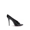 Amina Muaddi Anok Slipper 105 Patent Black 105 Mm Sm In Black