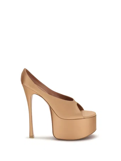 Amina Muaddi Anok Maxi Pump In Brown