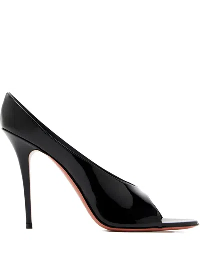 Amina Muaddi Anok Patent Sandals In Multi