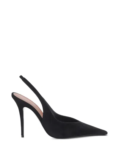 Amina Muaddi Anok Pointed-toe Slingback Pumps In Multi