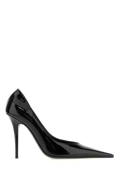 Amina Muaddi Anok Pump 2.0 Mini Heel In Black