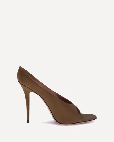 AMINA MUADDI ANOK SATIN SANDALS