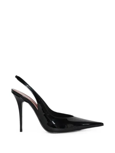 Amina Muaddi Anok Slingback Pumps In Animal Print