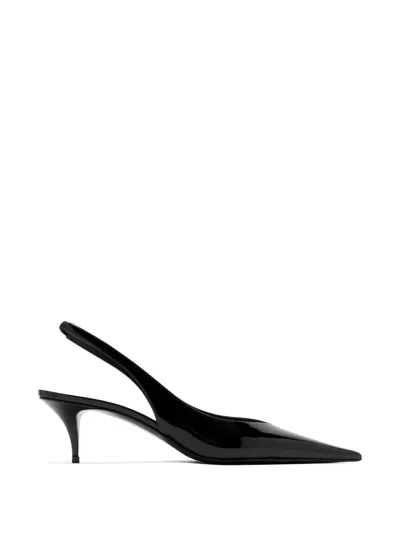 Amina Muaddi Anok Slingback Pumps In Black