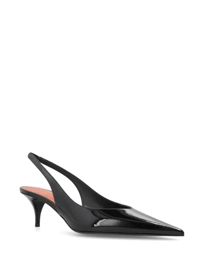 Amina Muaddi Anok Slingback Pumps In Black