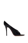 Amina Muaddi Anok Slipper 105 Patent Black 105 Mm Sm