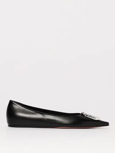 AMINA MUADDI BALLET FLATS AMINA MUADDI WOMAN COLOR BLACK,G55541002