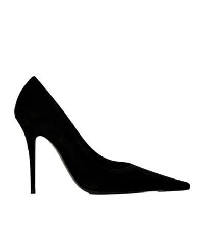 Amina Muaddi Barbara Pointed-toe High Heels In Black