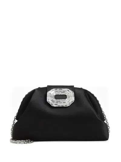 AMINA MUADDI BEADED-EMBELLISHED CLUTCH BAG