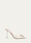 Amina Muaddi Begum Pvc Slingback Pumps In Pvc Almond