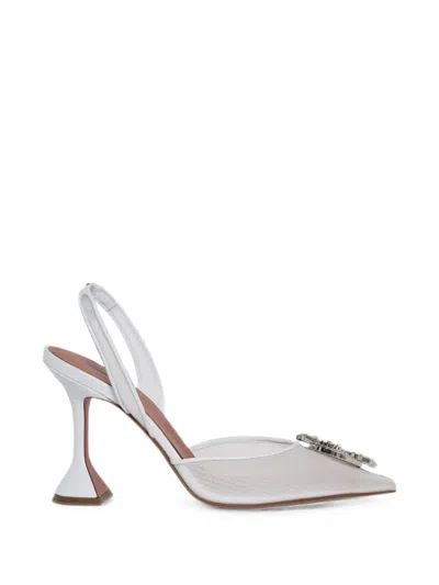 Amina Muaddi Begum Crystal-embellished Pumps In Animal Print