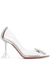 Amina Muaddi Begum Crystal-embellished Pvc Pumps