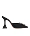 Amina Muaddi Rosie 95mm Crystal-embellished Pumps In Black